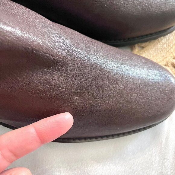 Stuart Weitzman Women's Slip On Tweed Brown Boucle Mid Calf Boots Size 8 - Picture 11 of 11